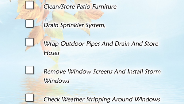 Home Maintenance Tips | October