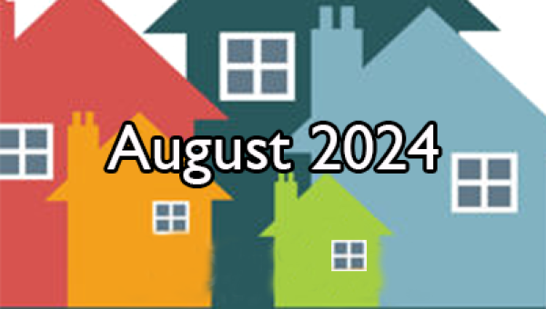 August 2024 real estate market stats for Topeka, Kansas, showing average home prices, days on market, number of homes sold, and active listings.