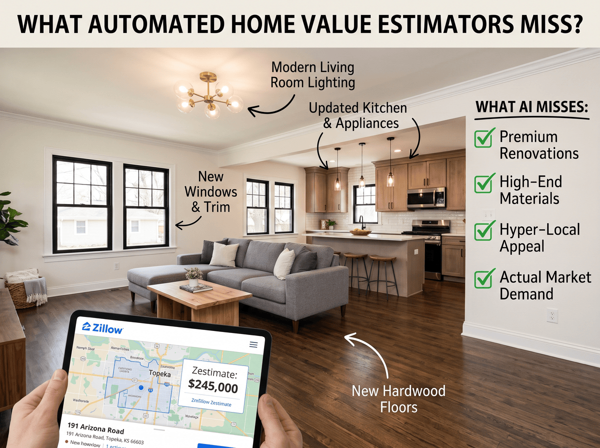 What Zillow and ChatGPT Get Wrong About Your Topeka Home's Value